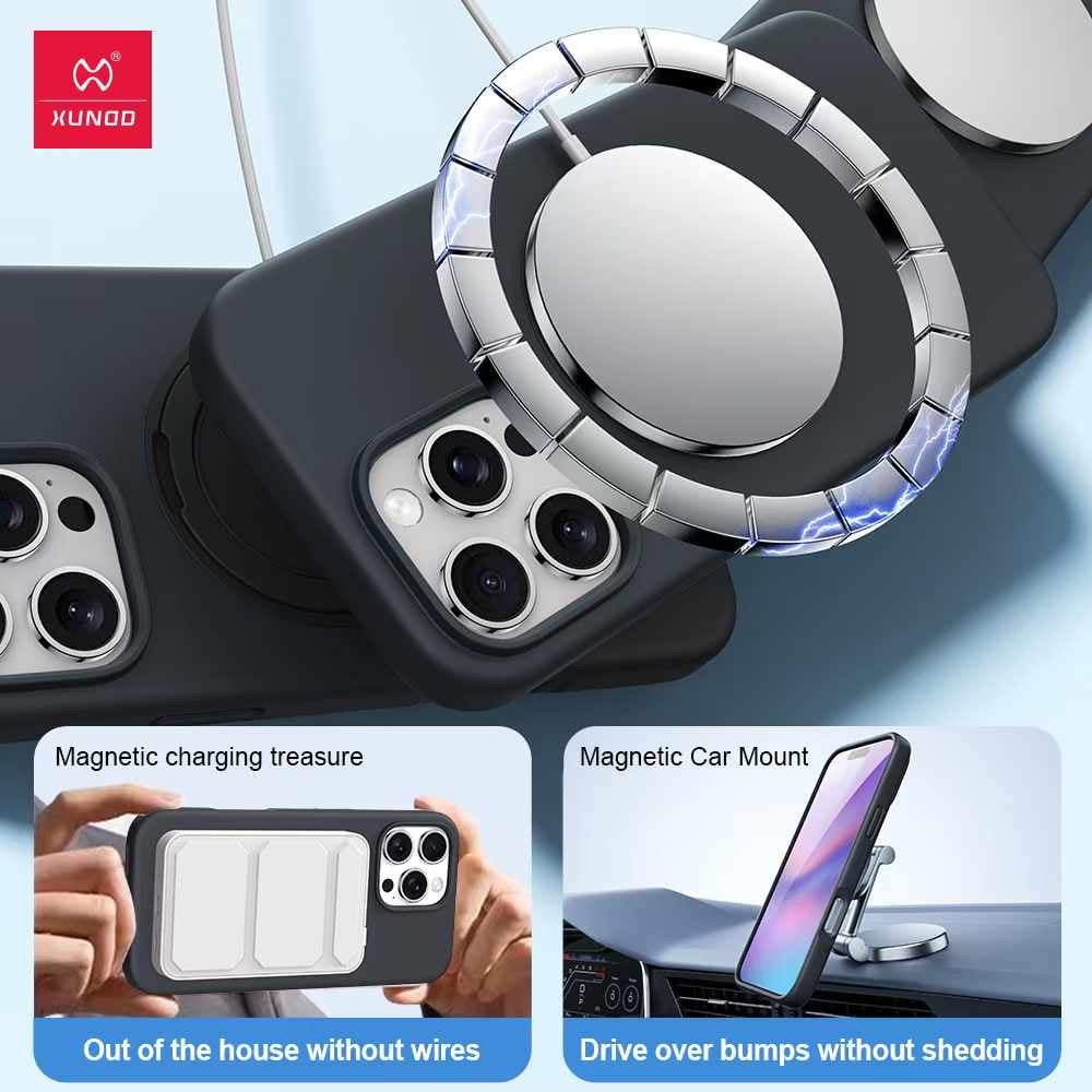 Coque Silicone XUNDO MagSafe 360° – iPhone 16 PRO