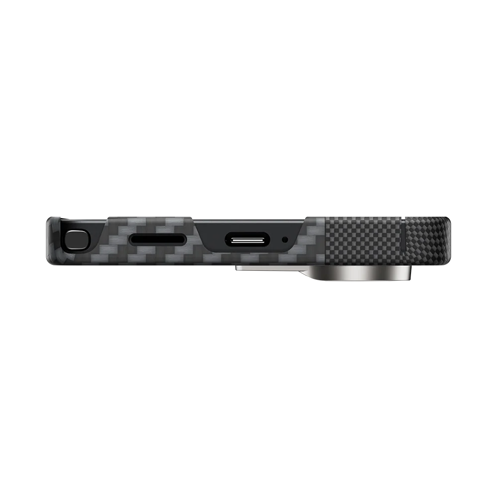Coque BENKS Montage Kevlar MagSafe – Noir Carbone pour Samsung S26 / S26 Plus / S26 Ultra