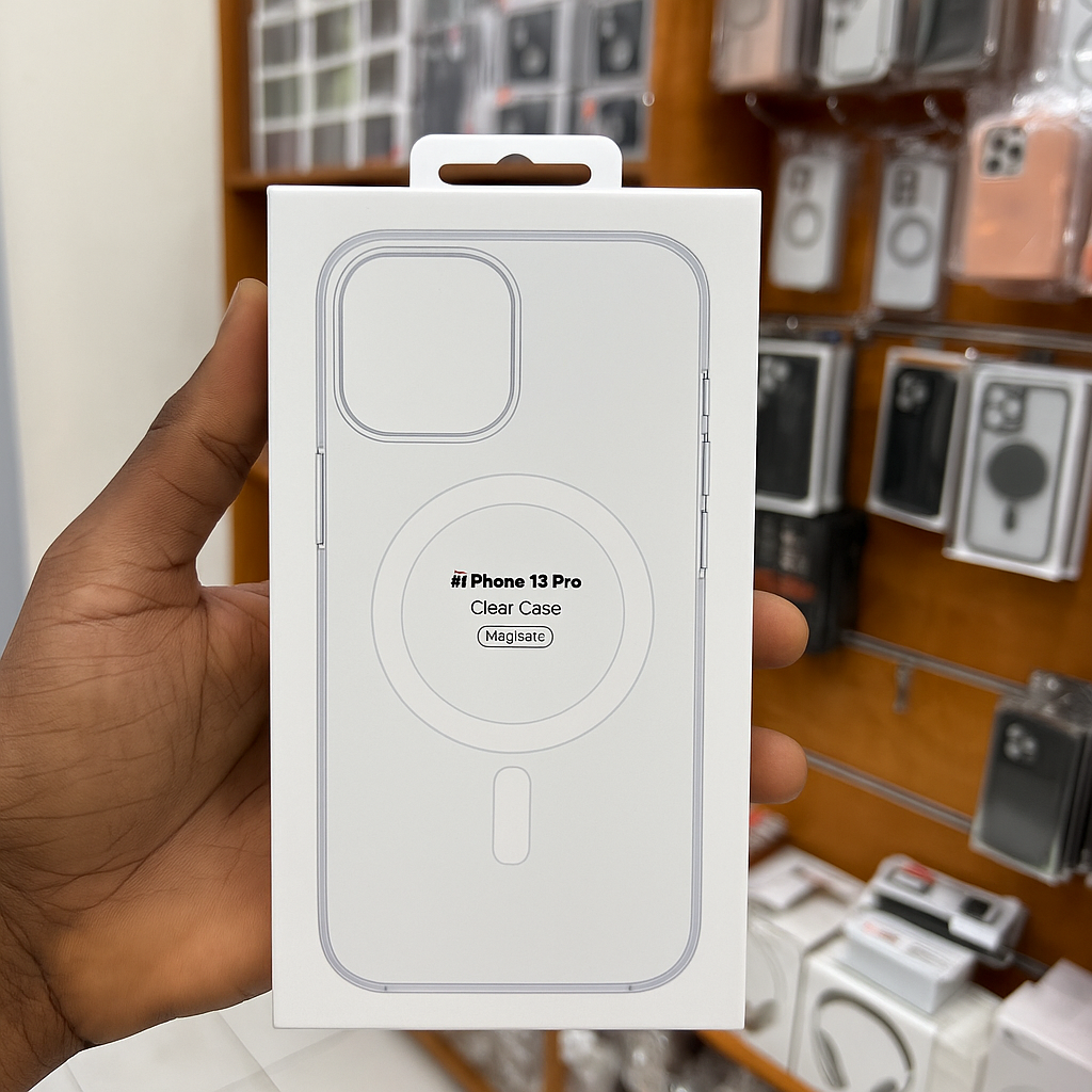 Coque Transparente MagSafe Originale – iPhone 12 à iPhone 17 (Tous modèles)