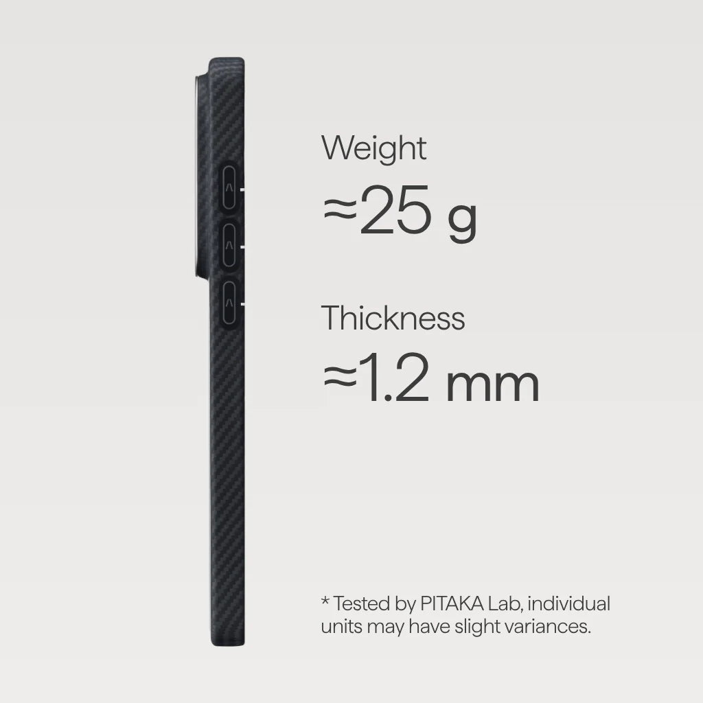 Coque PITAKA Carbone MagSafe Samsung S26 Ultra – Noir Premium