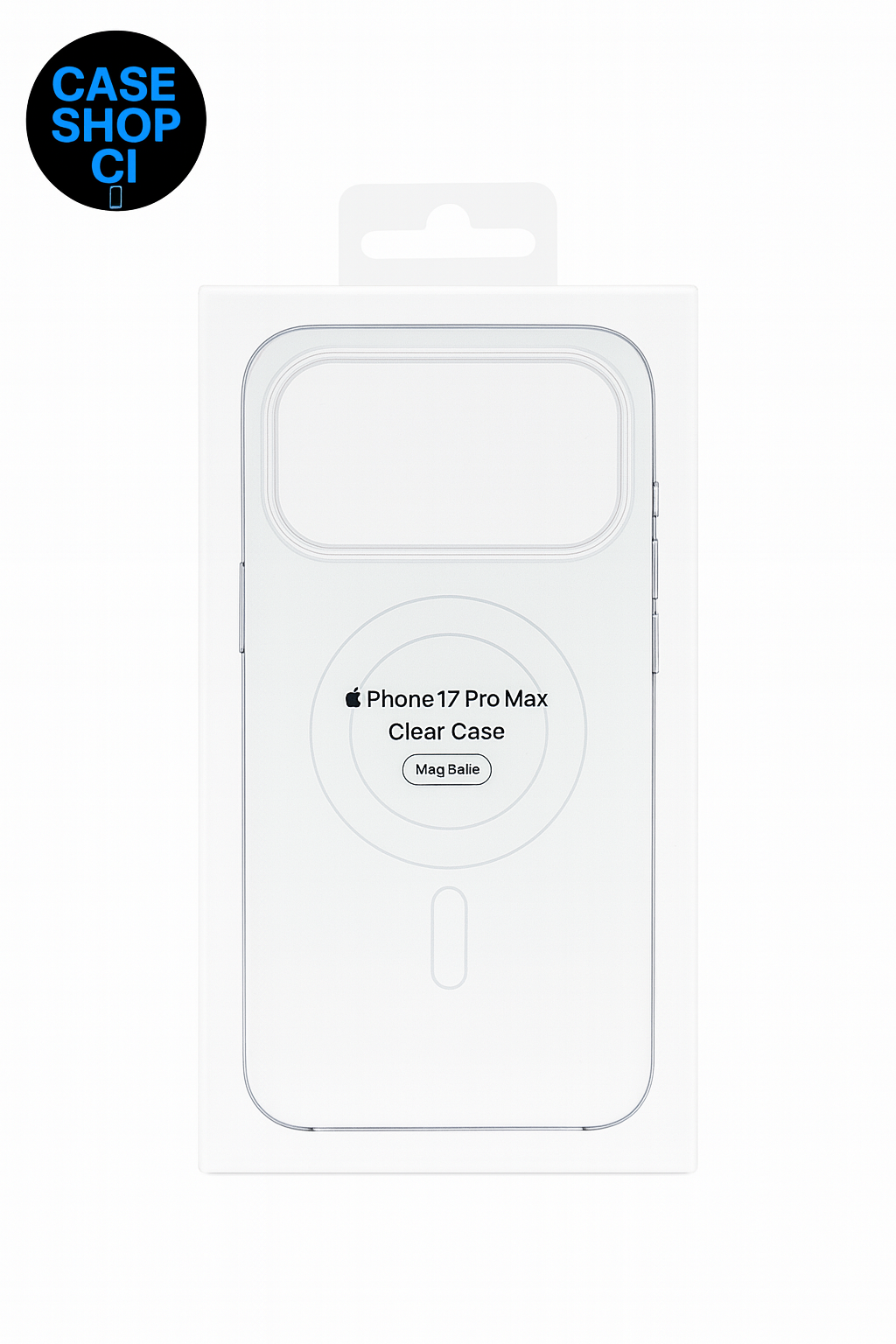 Coque Transparente MagSafe Originale – iPhone 12 à iPhone 17 (Tous modèles)