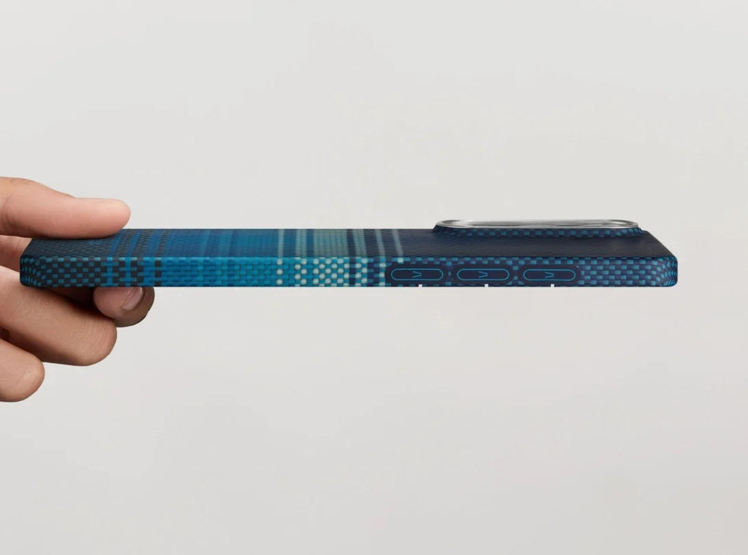 Coque PITAKA Carbone MagSafe Samsung S26 Ultra – Édition Bleue Premium