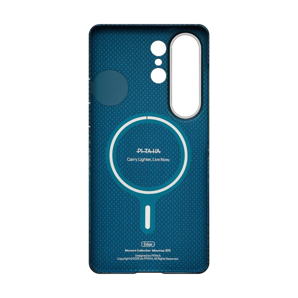 Coque PITAKA Carbone MagSafe Samsung S26 Ultra – Édition Bleue Premium
