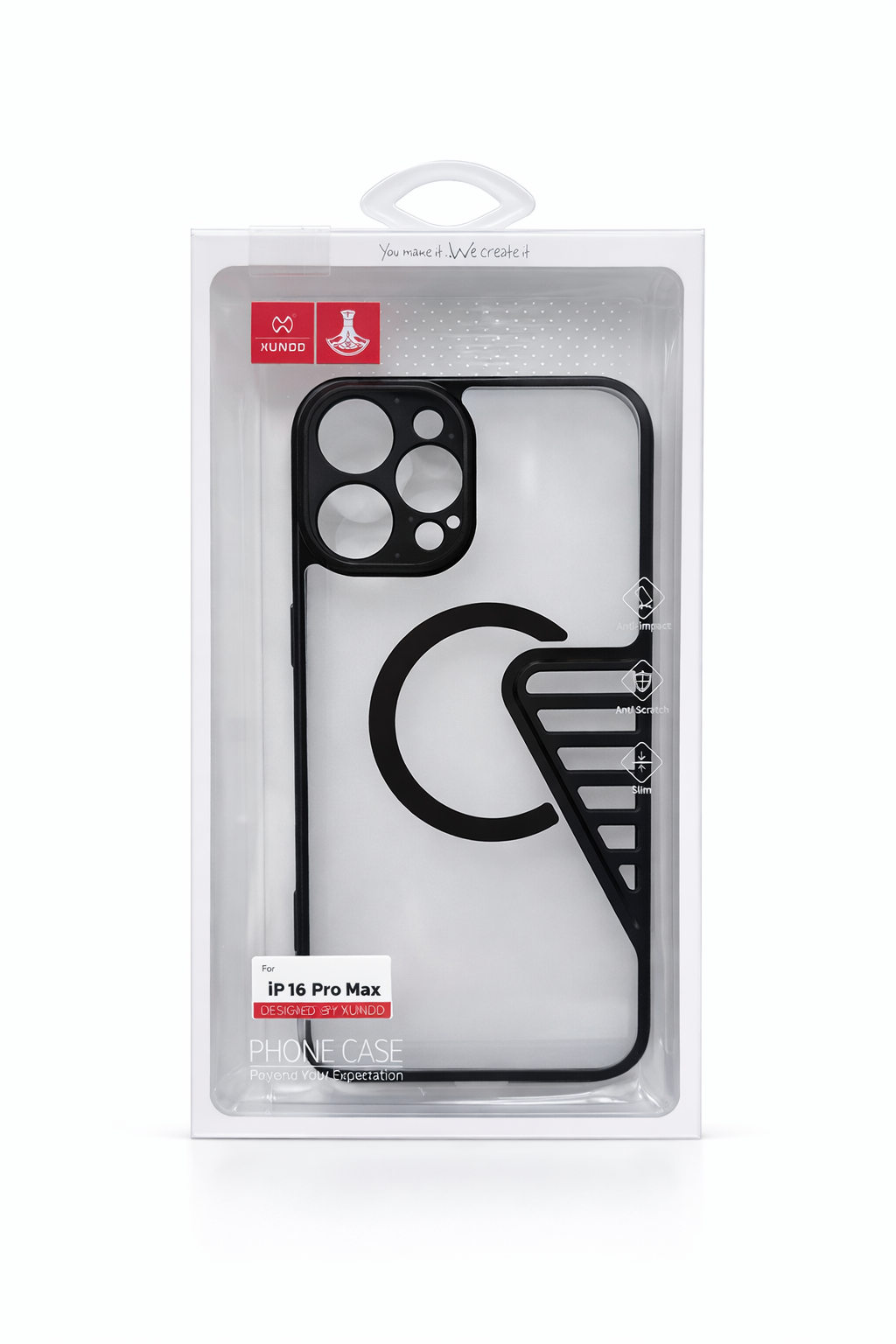 Coque Transparente XUNDO MagSafe – iPhone 16 Pro Max