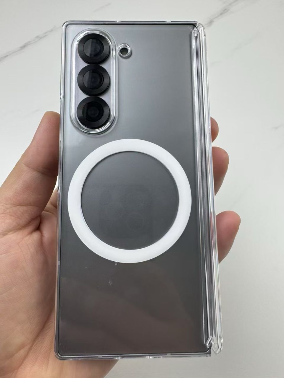 Étui Transparent MagSafe 360° Antichoc – Samsung Z Fold 4 / 5 / 6 / 7