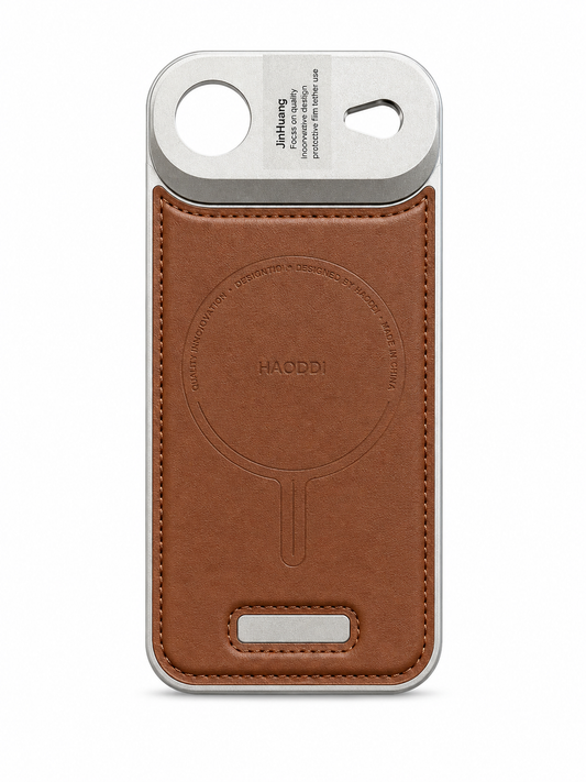 Étui en Cuir & Aluminium Démontable iPhone 17 Air