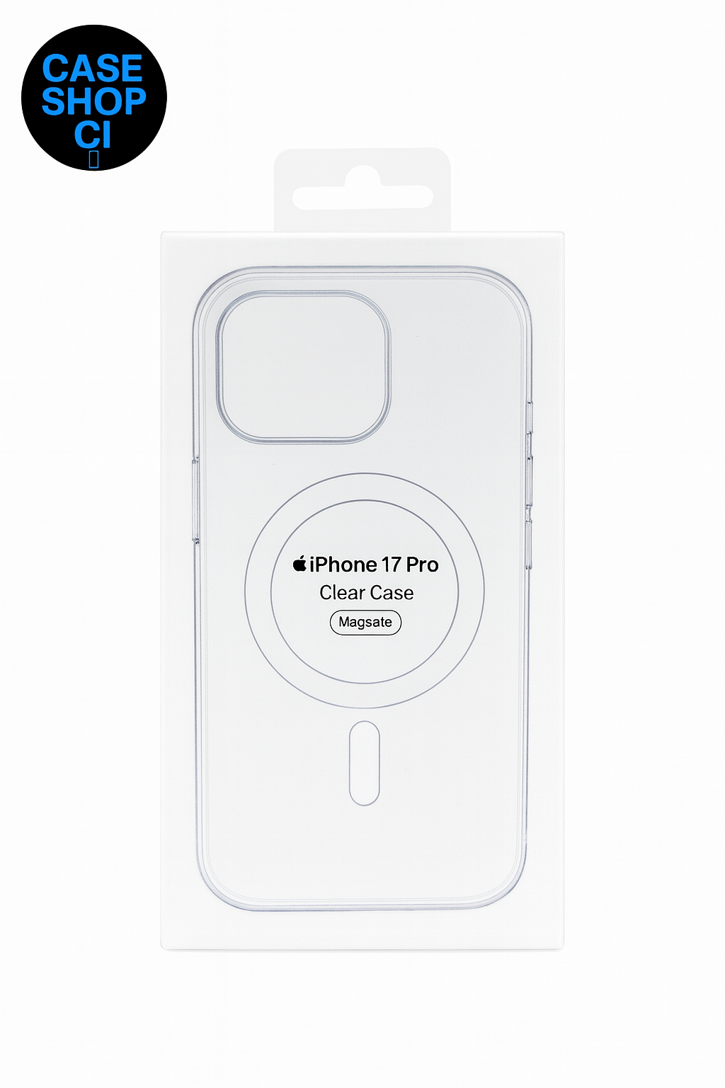 Coque Transparente MagSafe Originale – iPhone 12 à iPhone 17 (Tous modèles)