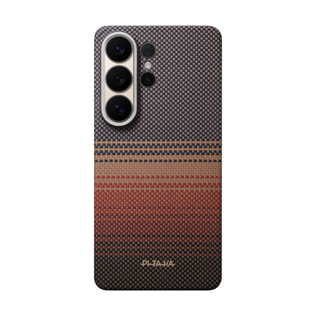 Coque PITAKA Carbone MagSafe Samsung S26 Ultra – Sunset Premium