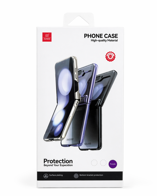 Étui Transparent Brillant XUNDD pour Samsung Galaxy Z Flip 6