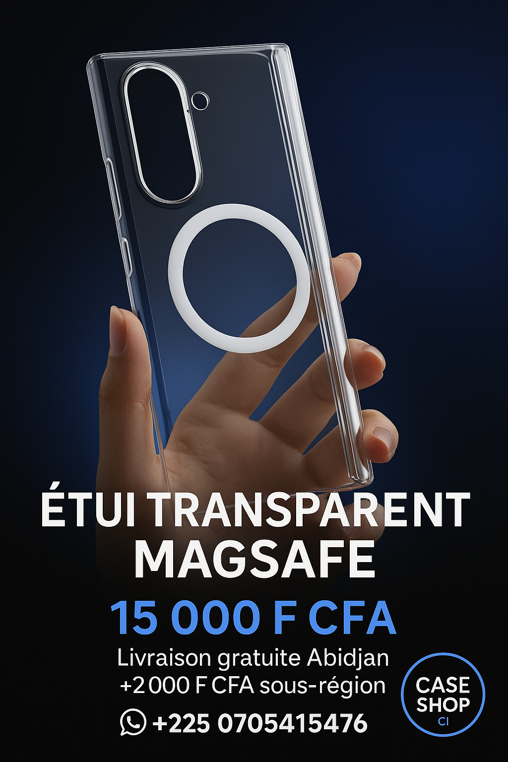 Étui Transparent MagSafe 360° Antichoc – Samsung Z Fold 4 / 5 / 6 / 7