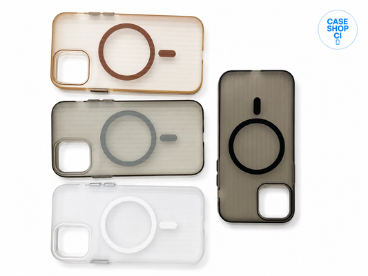 Coque Mate MagSafe – Protection Élégante & Antidérapante – iPhone 12 / 12 Pro