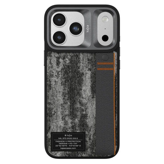 Coque Kajsa Tie Dye iPhone 17 Pro et Pro Max - vue noir
