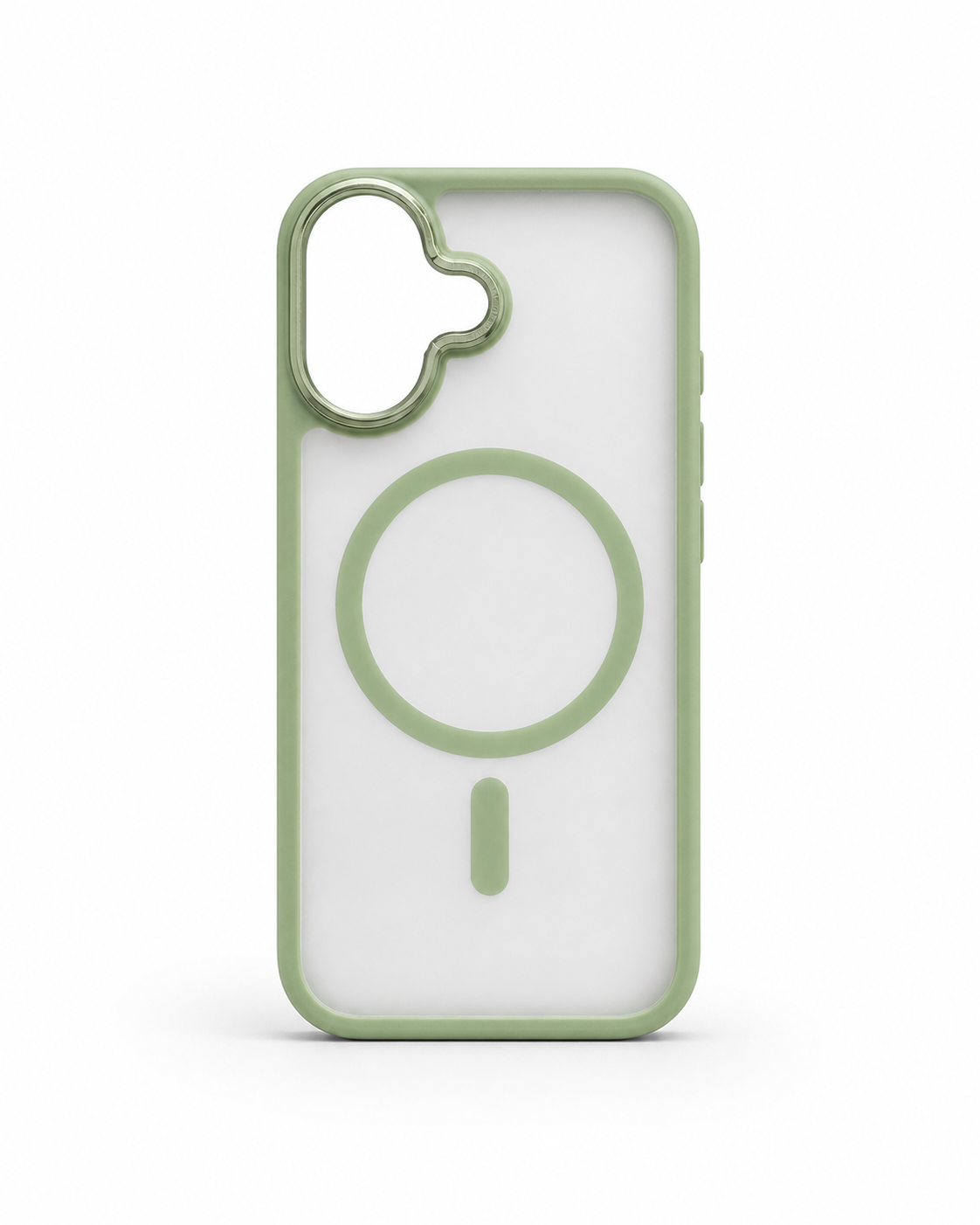 Coque BENKS Mist MagSafe – Vert Olive pour iPhone 17