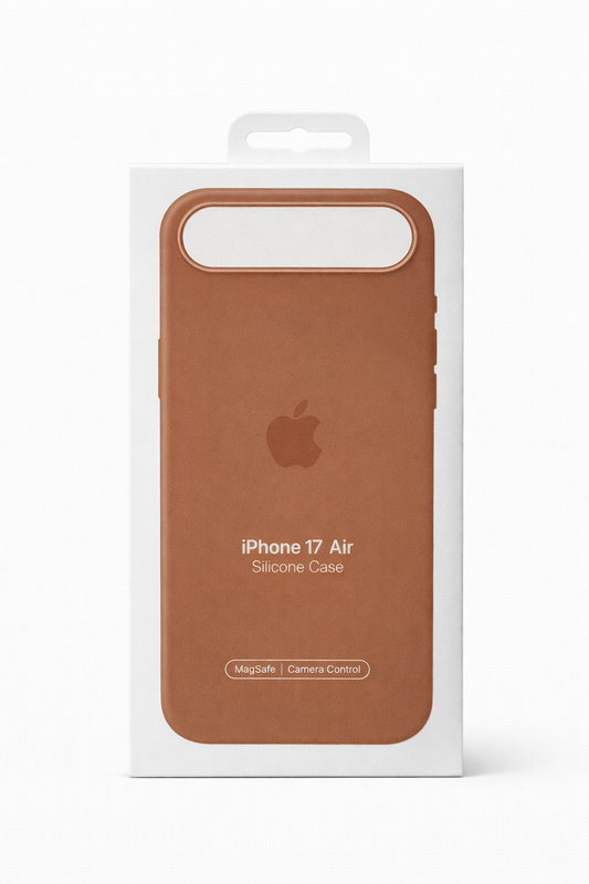 Coque iPhone 17 Air Silicone Original MagSafe – Douce & Anti-Choc