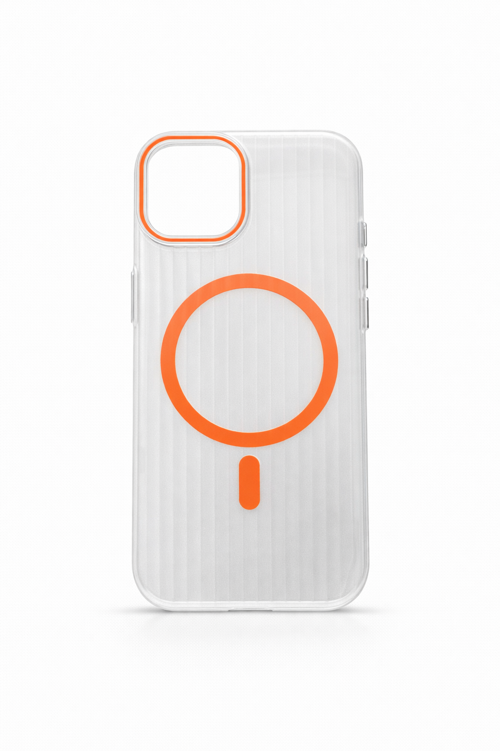 Coque iPhone Mate Transparente MagSafe Rainurée iPhone 15