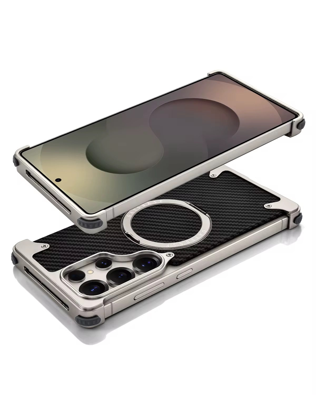 Etui Carbone Aluminium Samsung S26 Ultra Dore