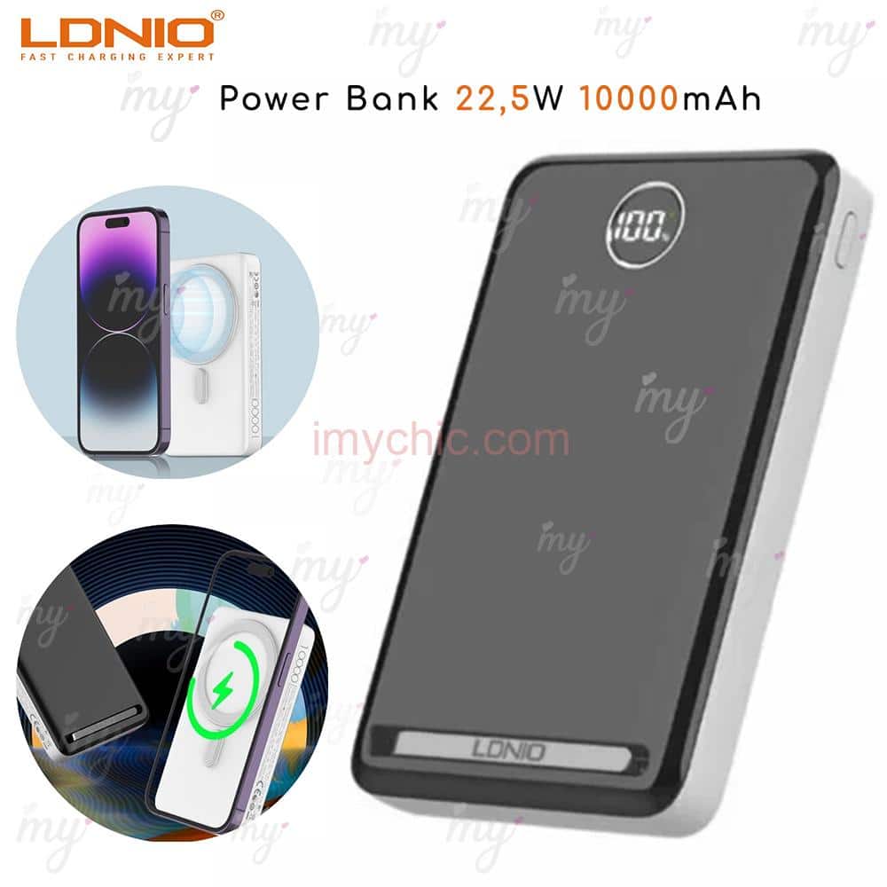 Power Bank LDNIO 10000 mAh vue 3