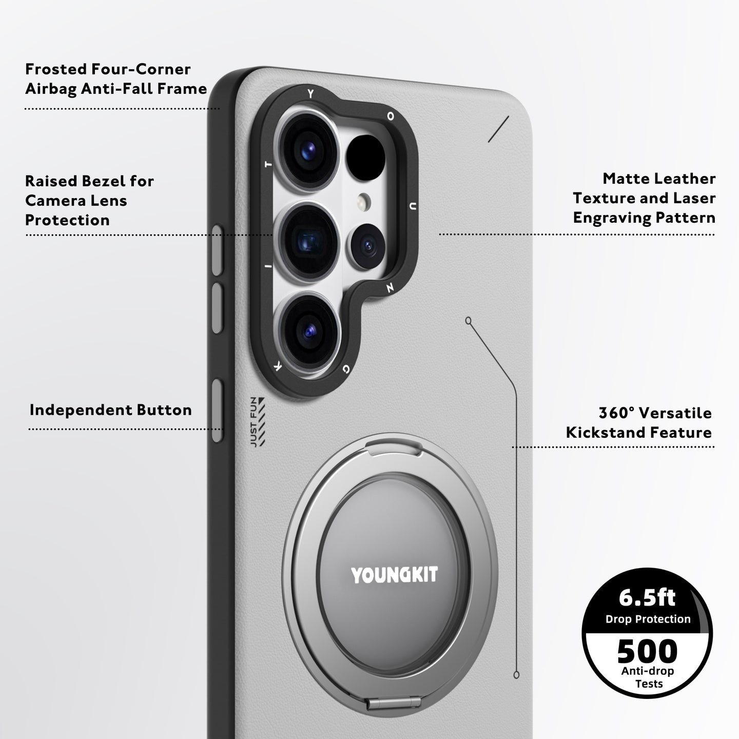 Etui YOUNGKIT MagRing Samsung S26 Ultra vue 5