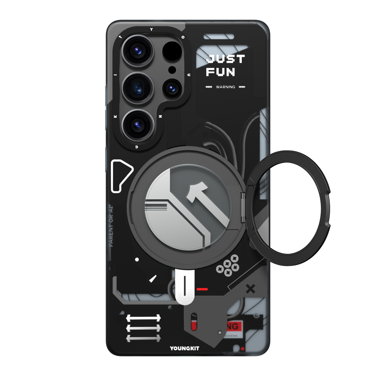 Etui YOUNGKIT Floral Samsung S25 Ultra vue 2
