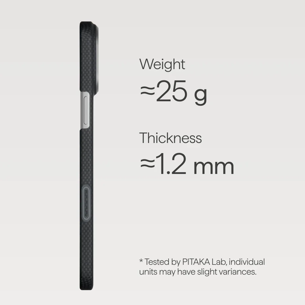 Étui Pitaka MagEZ Case Pro iPhone 17 Pro vue 4