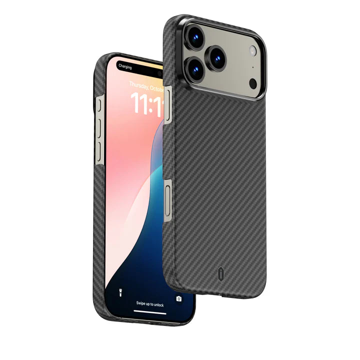 WiWU Aramid Armor iPhone 17 Pro Max Bleu vue 8