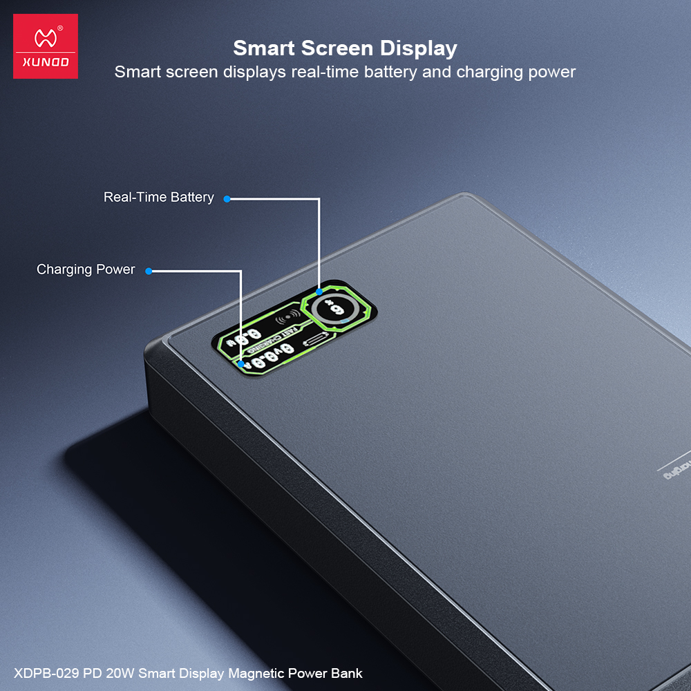 Power Bank Slim XUNDO vue 7