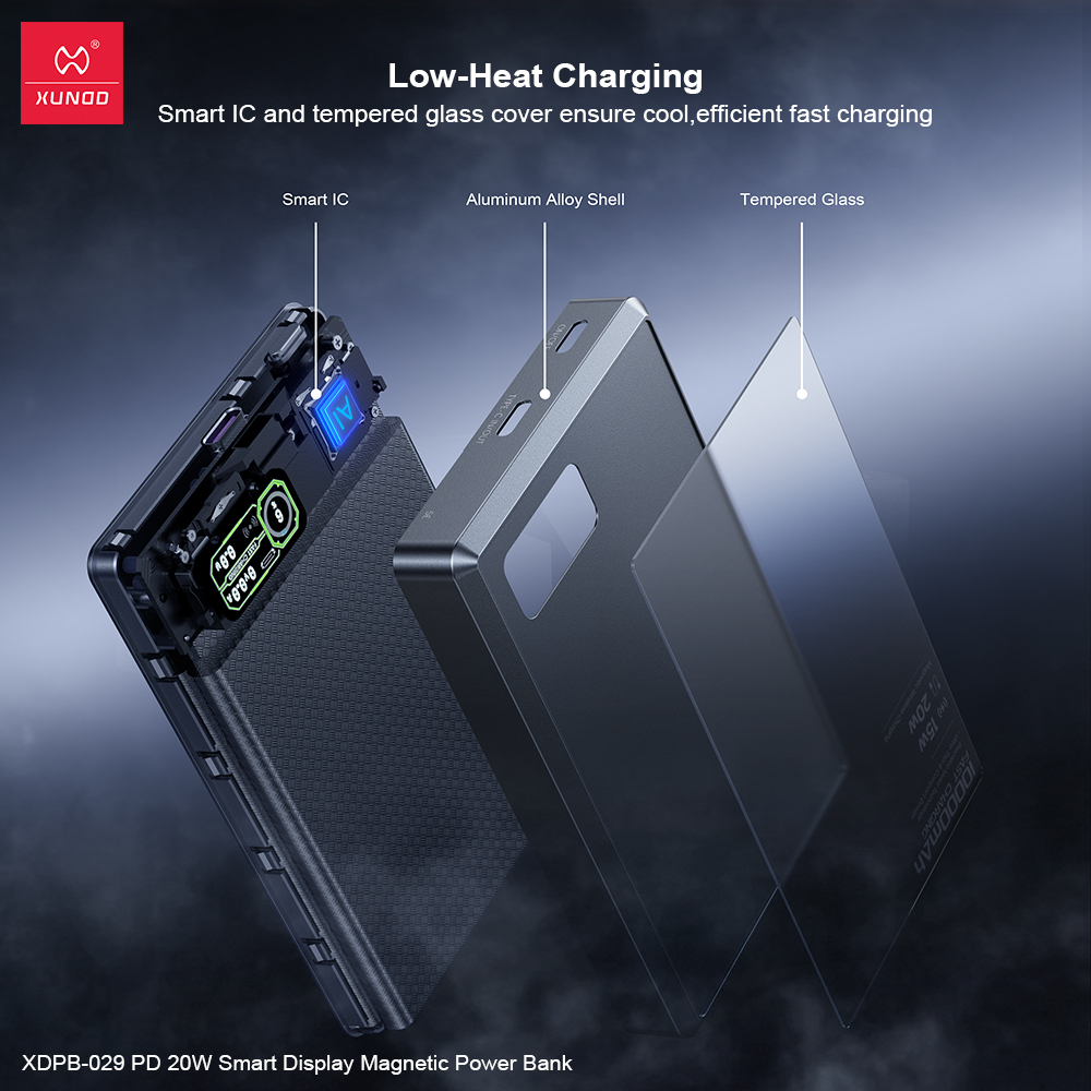 Power Bank Slim XUNDO vue 2