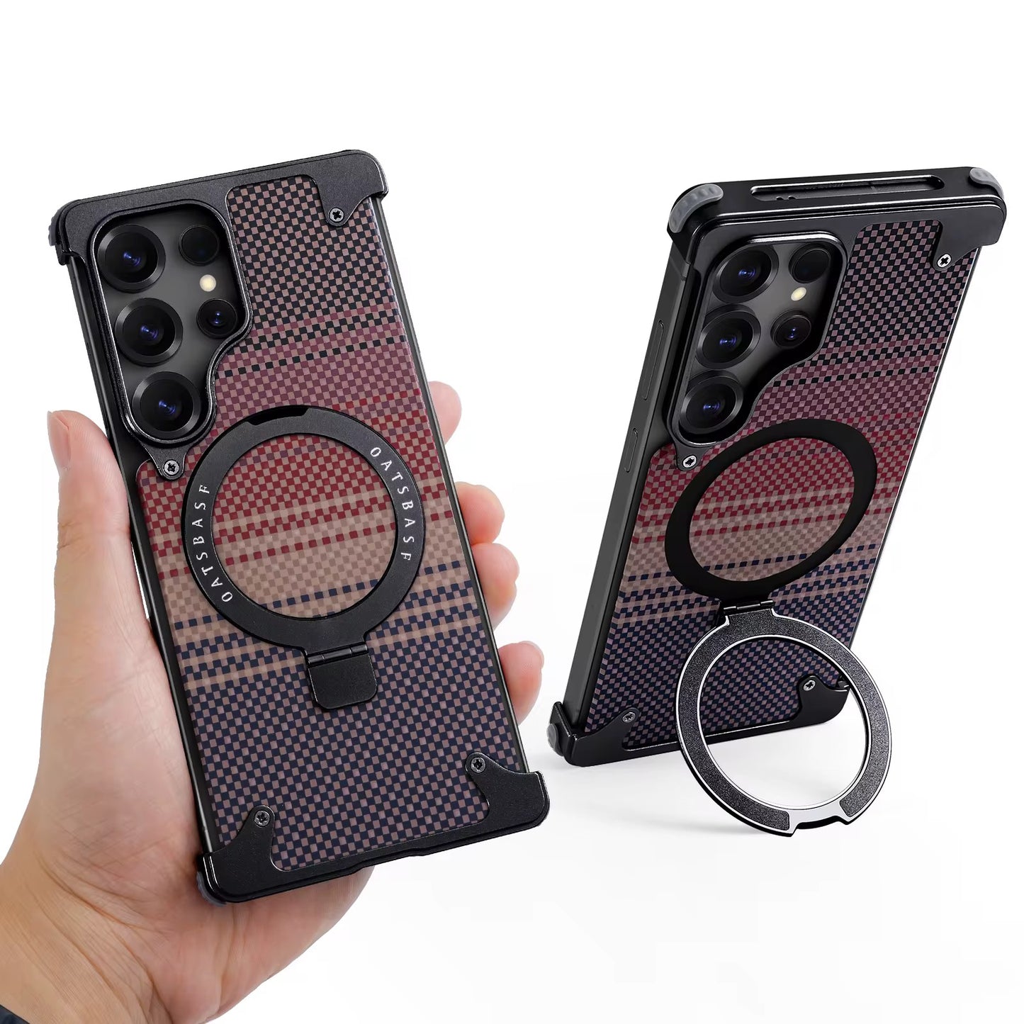 Coque Carbone Aluminium Premium – Samsung S26 Ultra