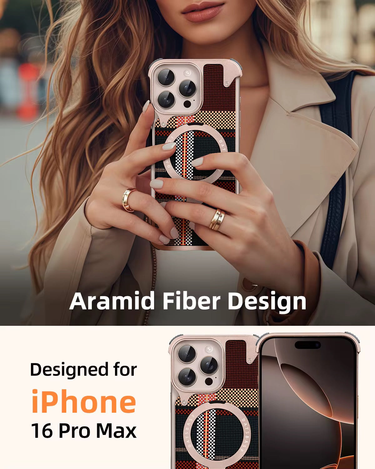 📱 Coque Carbone Design – Compatible MagSafe & Ultra Résistante (iPhone 14 / 15 / 16 Pro & Pro Max)