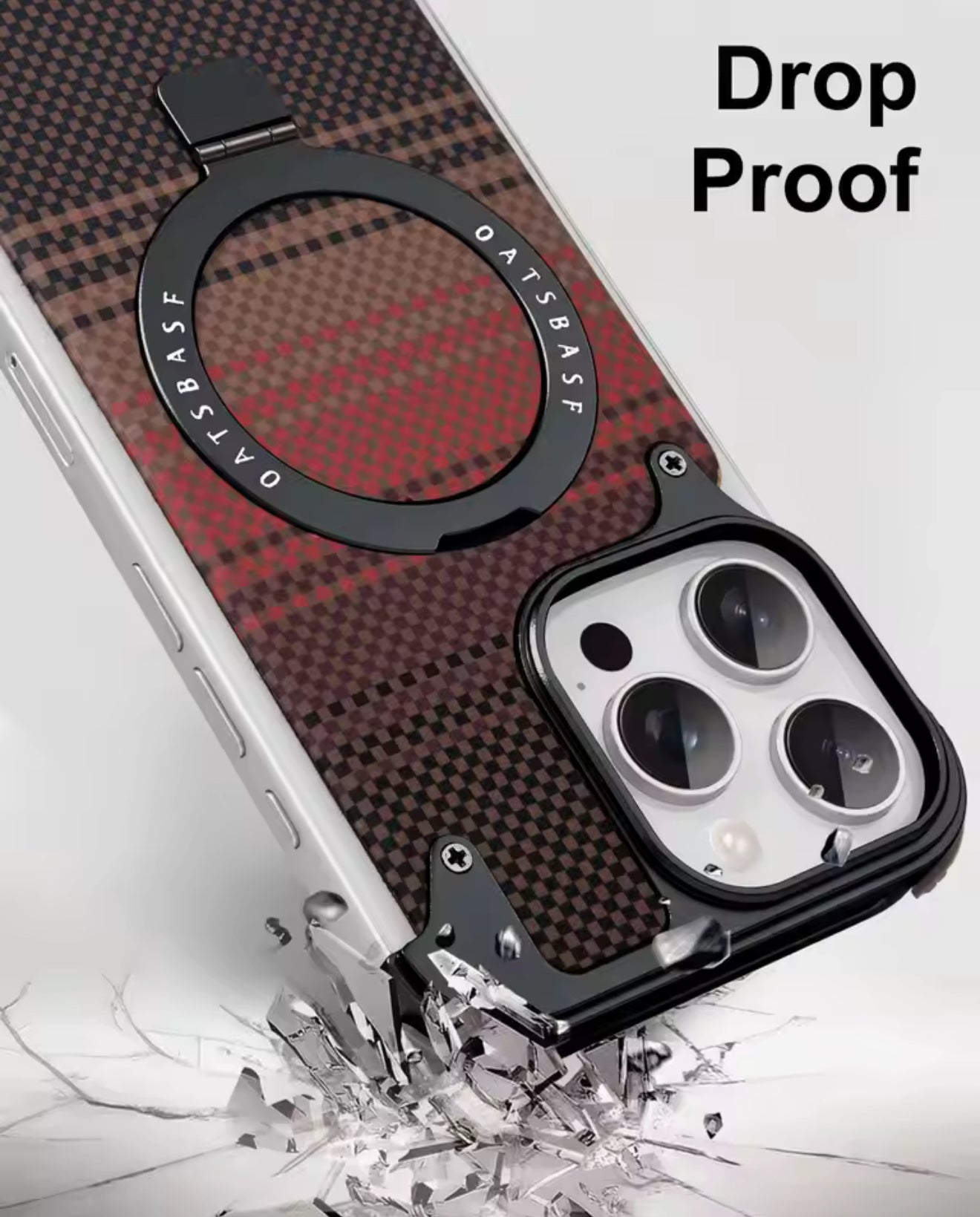 📱 Coque Carbone Design – Compatible MagSafe & Ultra Résistante (iPhone 14 / 15 / 16 Pro & Pro Max)