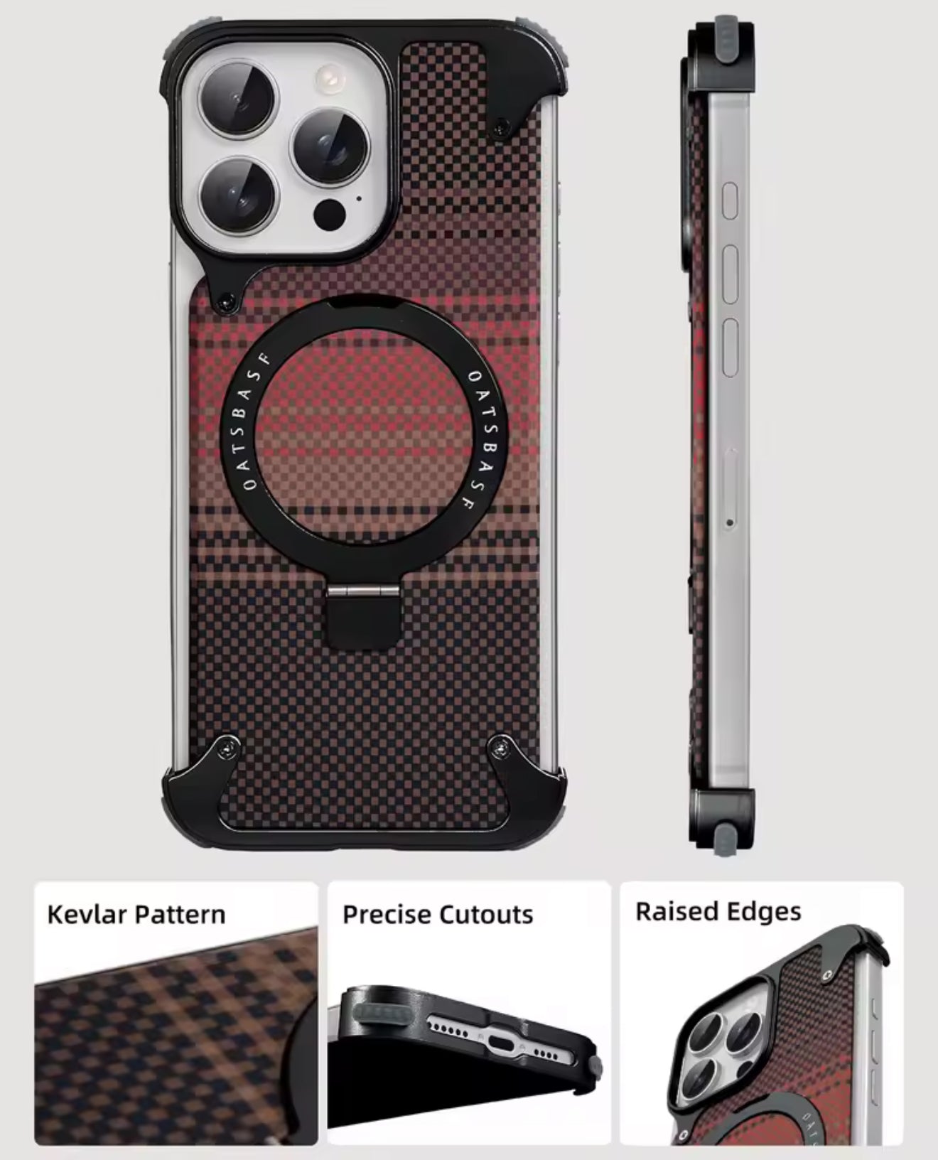 📱 Coque Carbone Design – Compatible MagSafe & Ultra Résistante (iPhone 14 / 15 / 16 Pro & Pro Max)