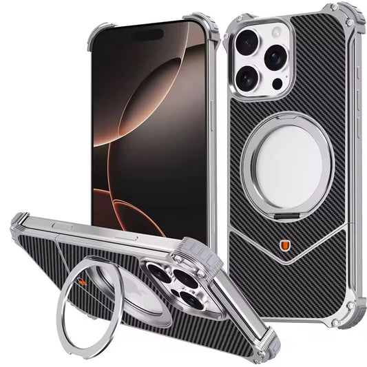 Coque Carbone & Aluminium MagSafe 360 iPhone ( 15 Pro )