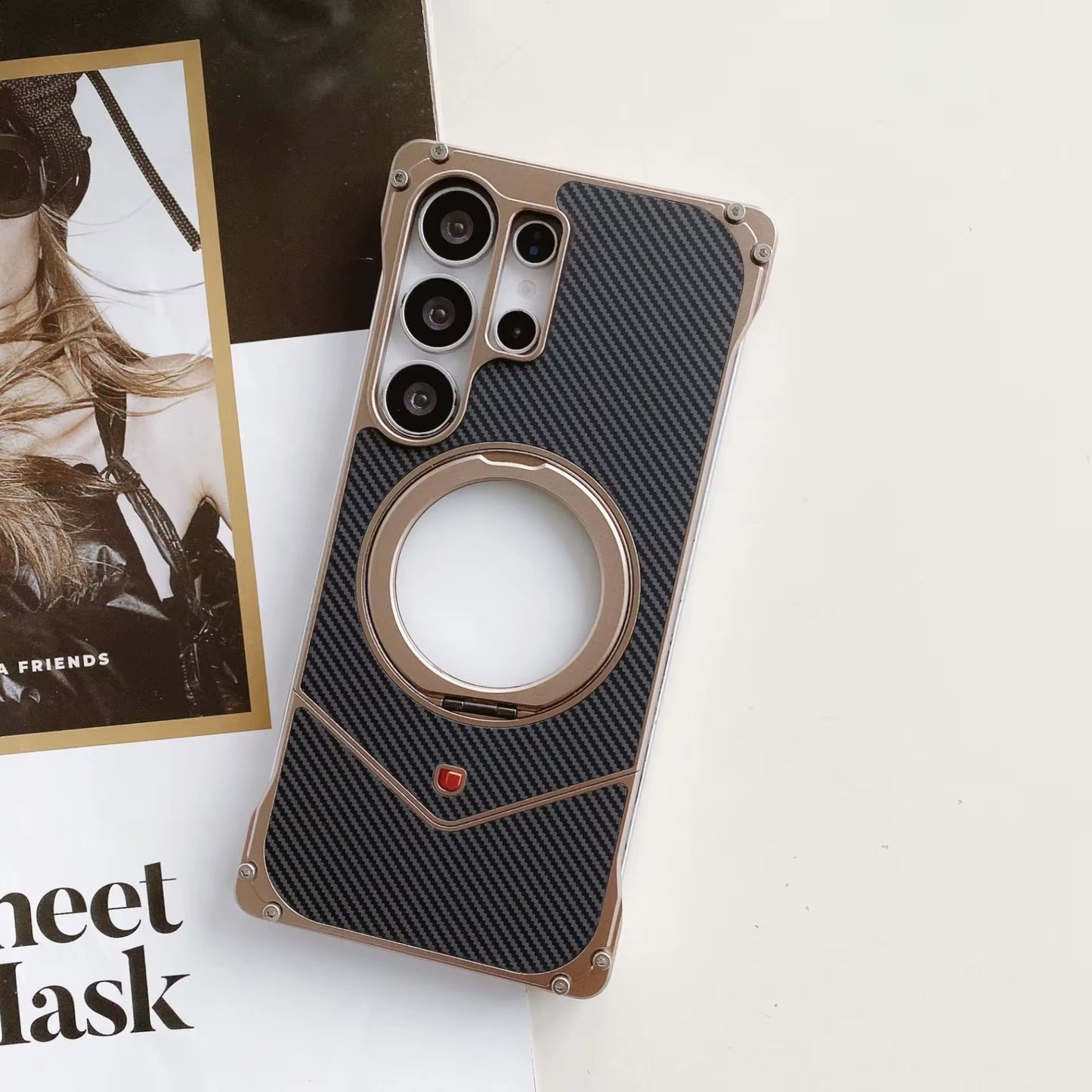 Coque Carbone & Aluminium MagSafe 360 Samsung ( S25 ultra )