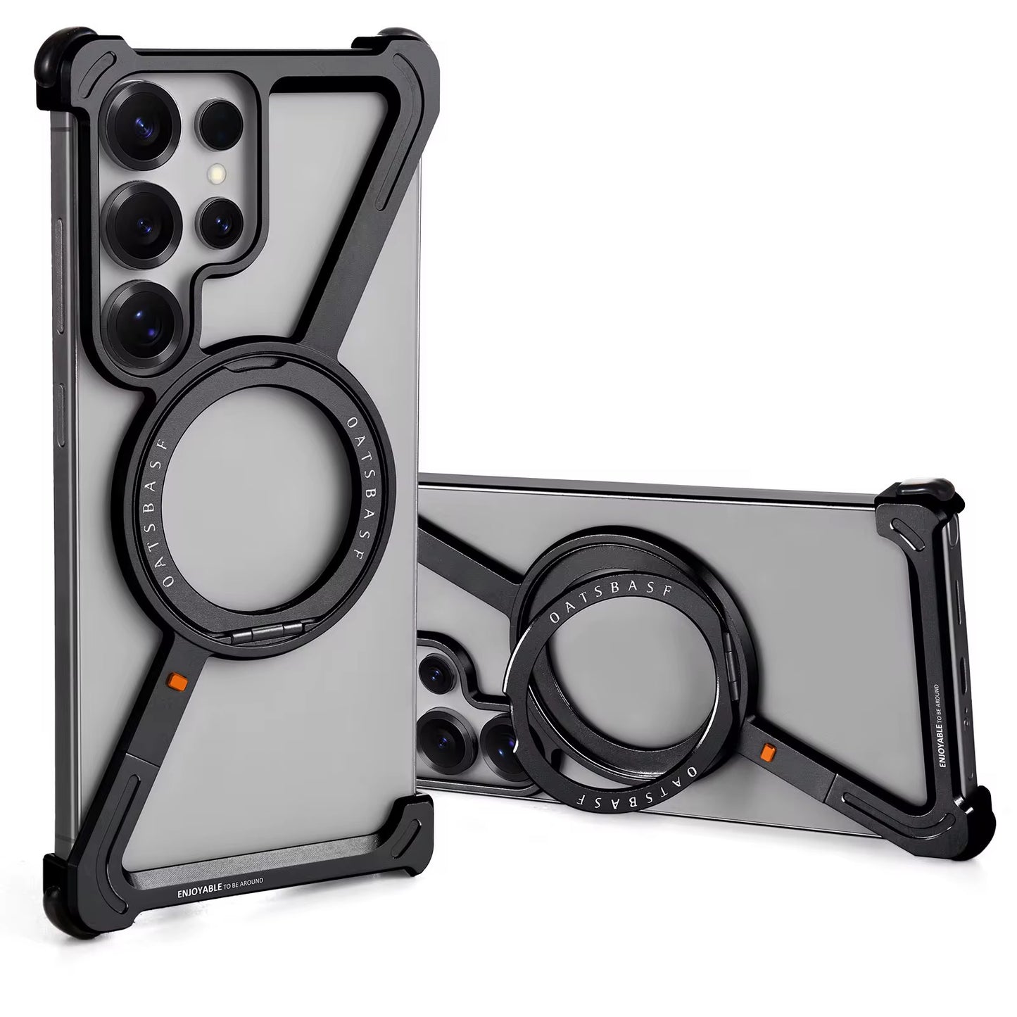 Coque Aluminium Z Design – Compatible MagSafe & Ultra Résistante (Samsung S24 / S25 Ultra)