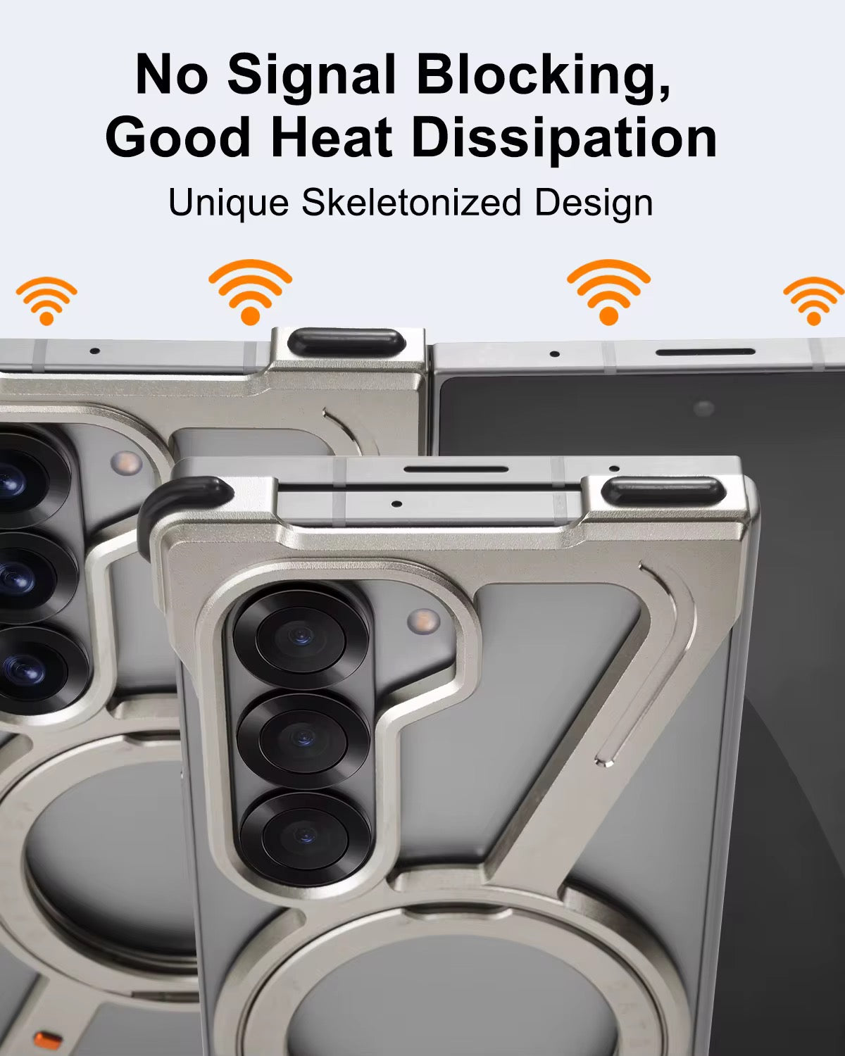 Coque Aluminium Z Armor Magnétique – Samsung Galaxy Z Fold 5 / 6 / 7