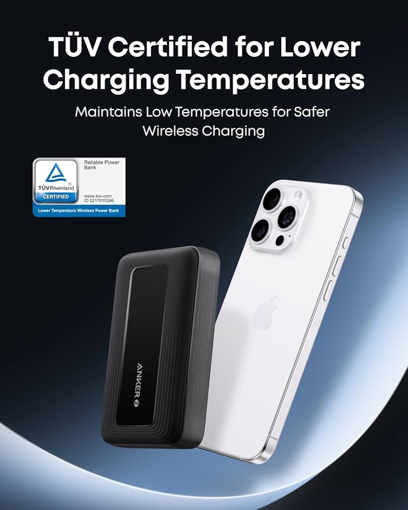 Power Bank Anker 10000 mAh – Charge Rapide & Sans Fil