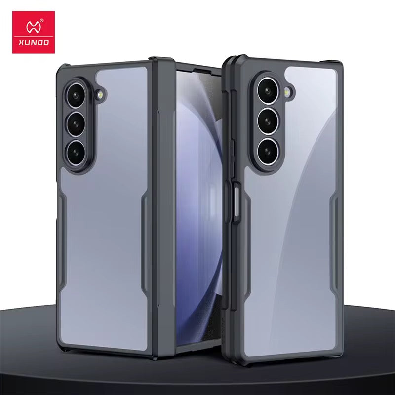 Coque Xundd Galaxy Z Fold 3/4/5/6/7 – Antichoc 360° avec bords surélevés