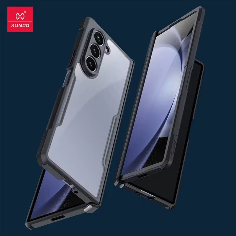Coque Xundd Galaxy Z Fold 3/4/5/6/7 – Antichoc 360° avec bords surélevés
