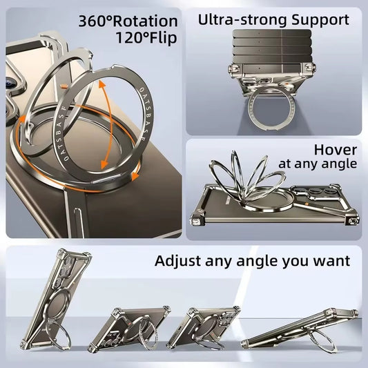 Coque Aluminium Z Design – Compatible MagSafe & Ultra Résistante (Samsung S24 / S25 Ultra)