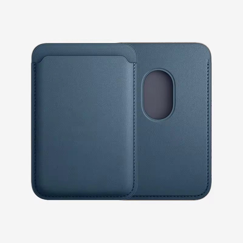 Porte-Cartes MagSafe en Cuir Premium – Support Magnétique pour iPhone