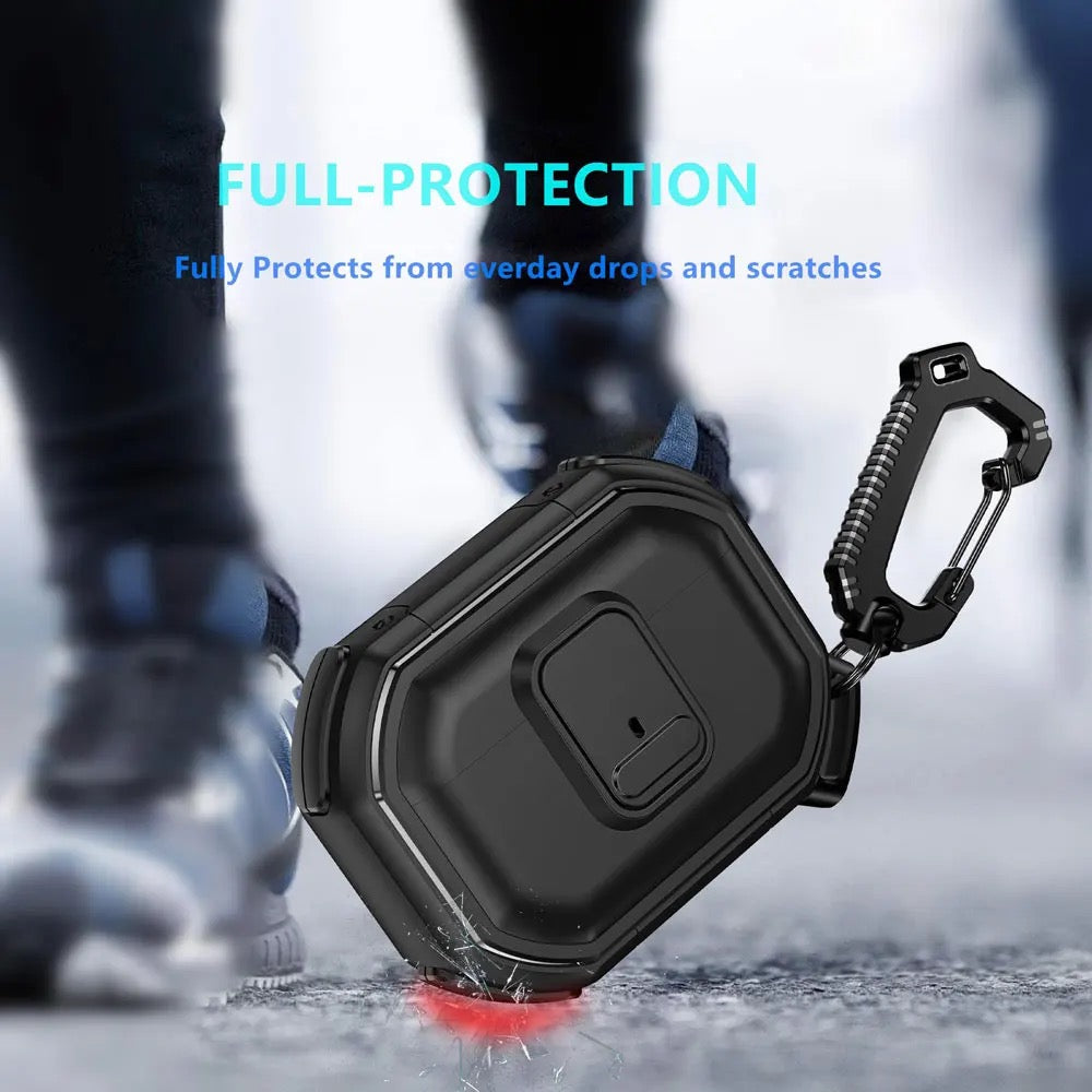 Étui Antichoc AirPods avec Mousqueton – Protection Premium