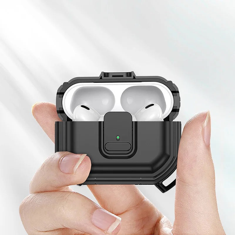 Étui Antichoc AirPods avec Mousqueton – Protection Premium
