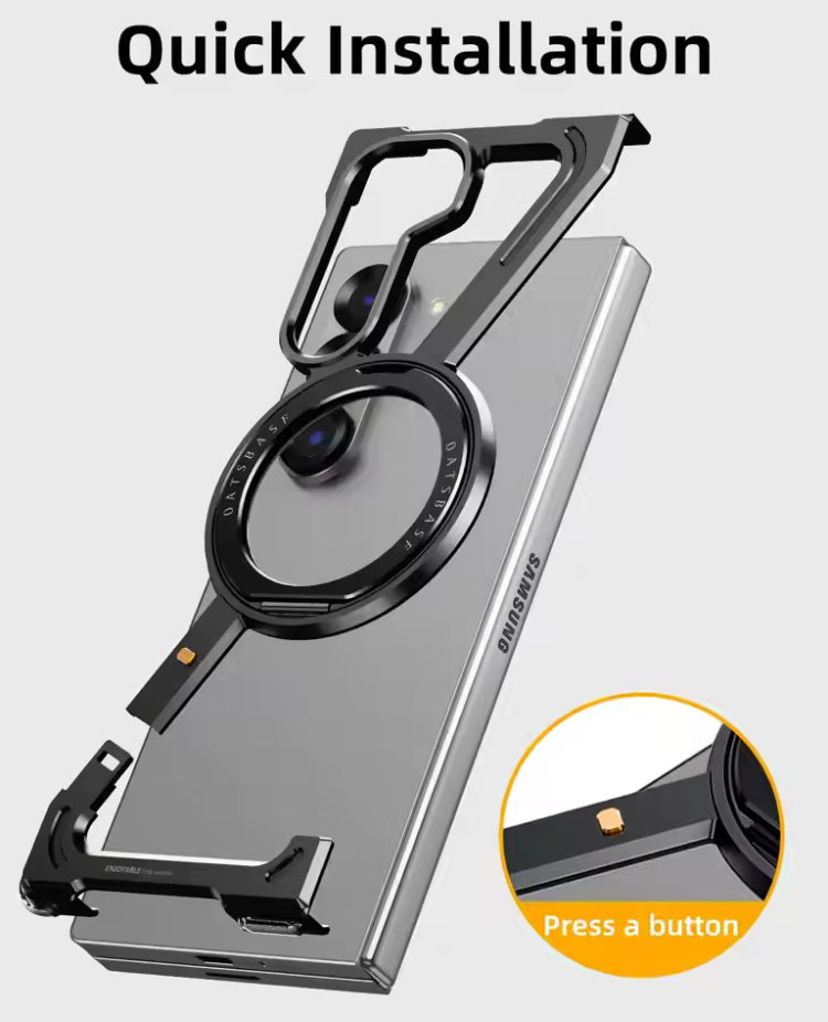 Coque Aluminium Z Armor Magnétique – Samsung Galaxy Z Fold 5 / 6 / 7