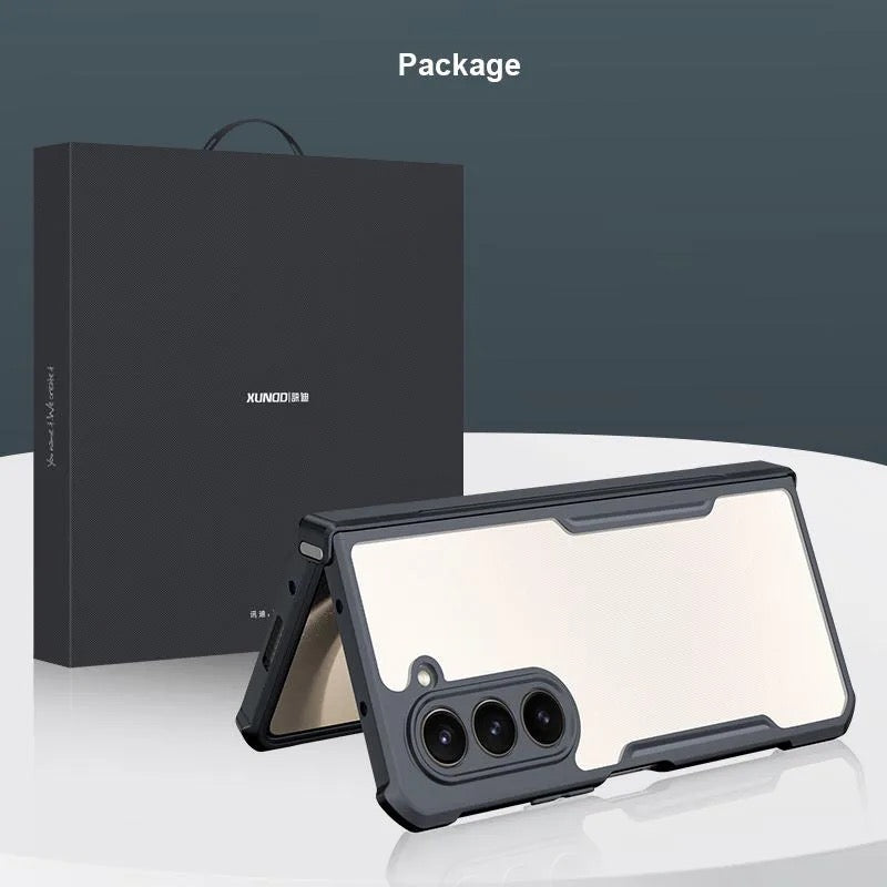Coque Xundd Galaxy Z Fold 3/4/5/6/7 – Antichoc 360° avec bords surélevés