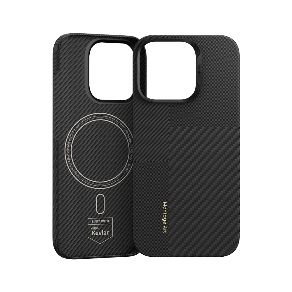 Coque Kevlar Carbone Premium – iPhone 16 Pro Max