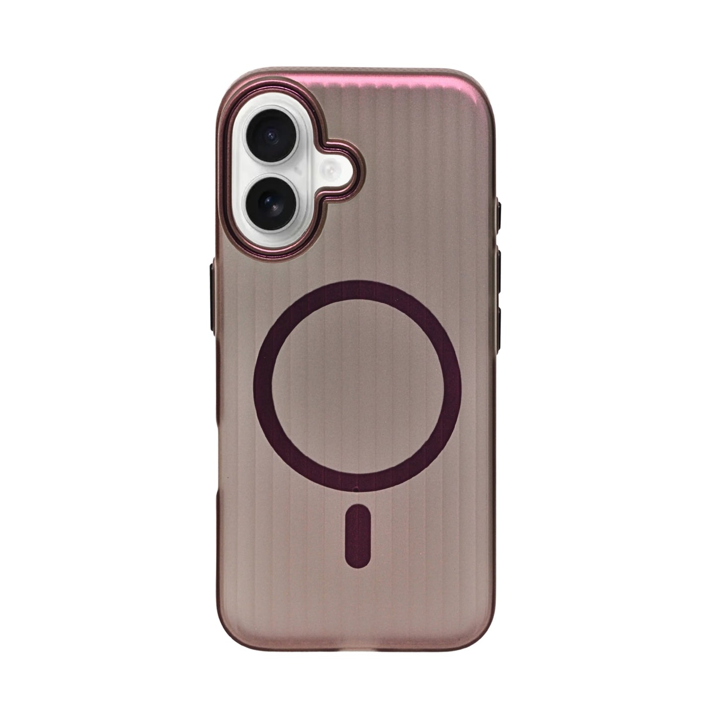 Coque iPhone Mate Transparente MagSafe Rainurée iPhone 16