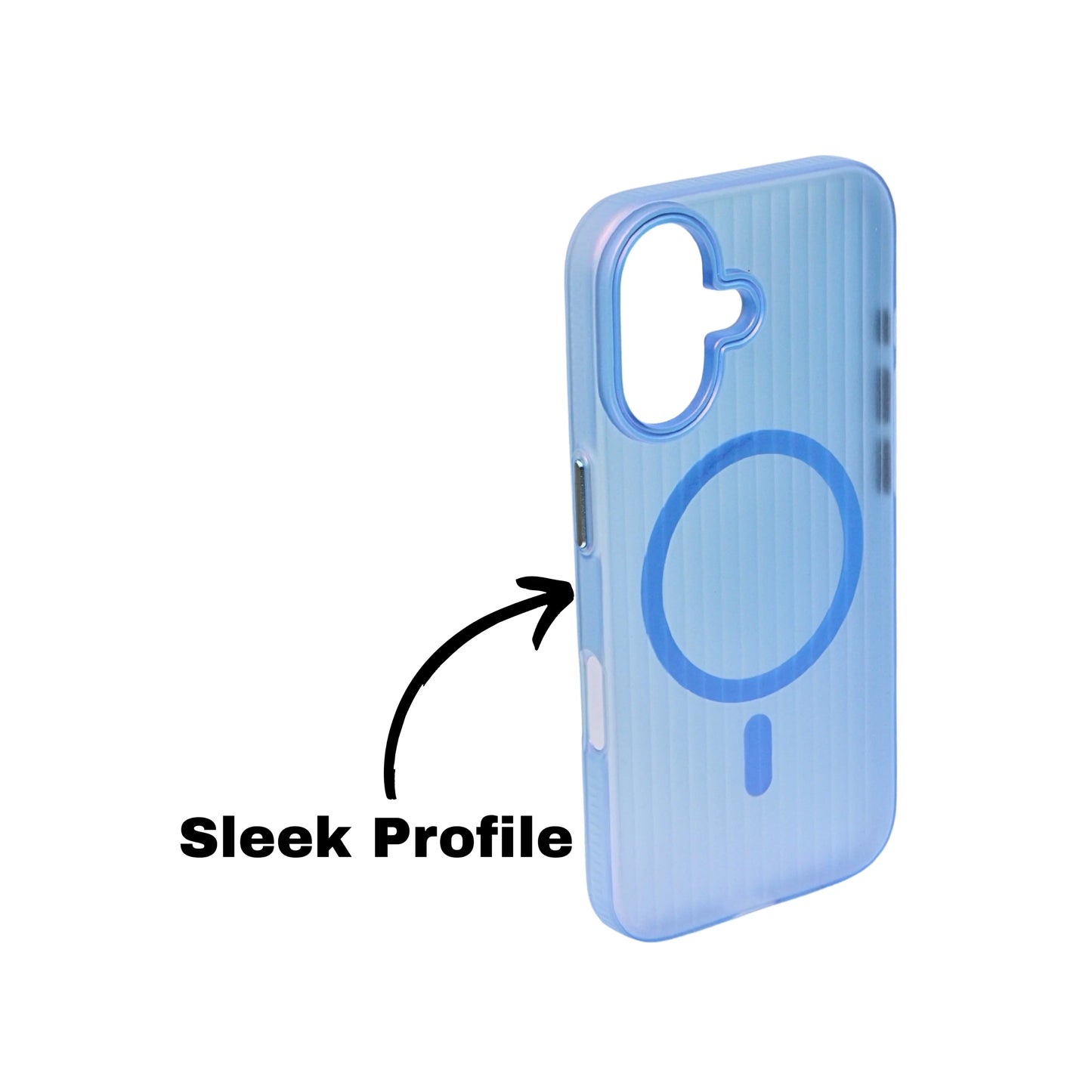 Coque iPhone Mate Transparente MagSafe Rainurée iPhone 16