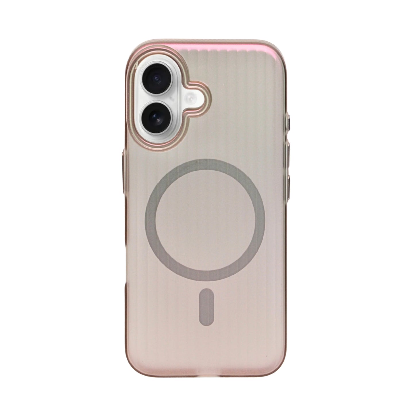 Coque iPhone Mate Transparente MagSafe Rainurée iPhone 16