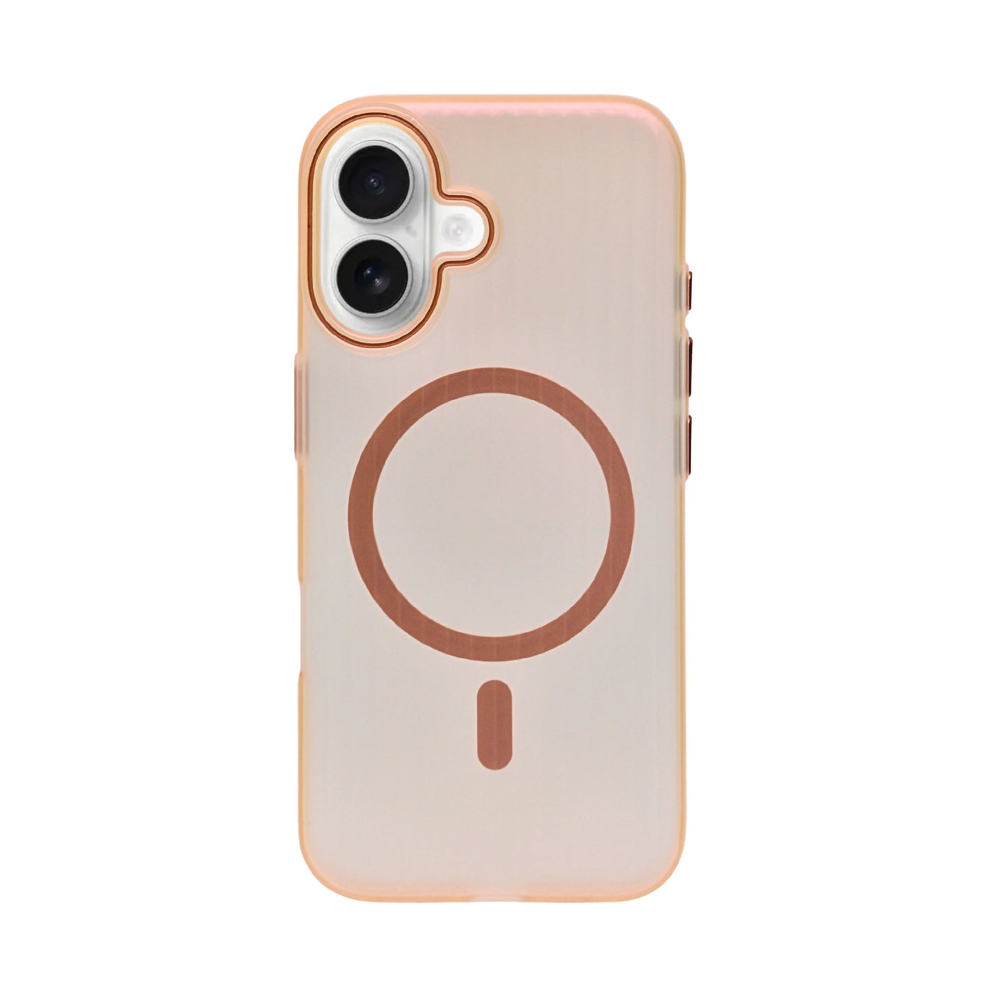 Coque iPhone Mate Transparente MagSafe Rainurée iPhone 16