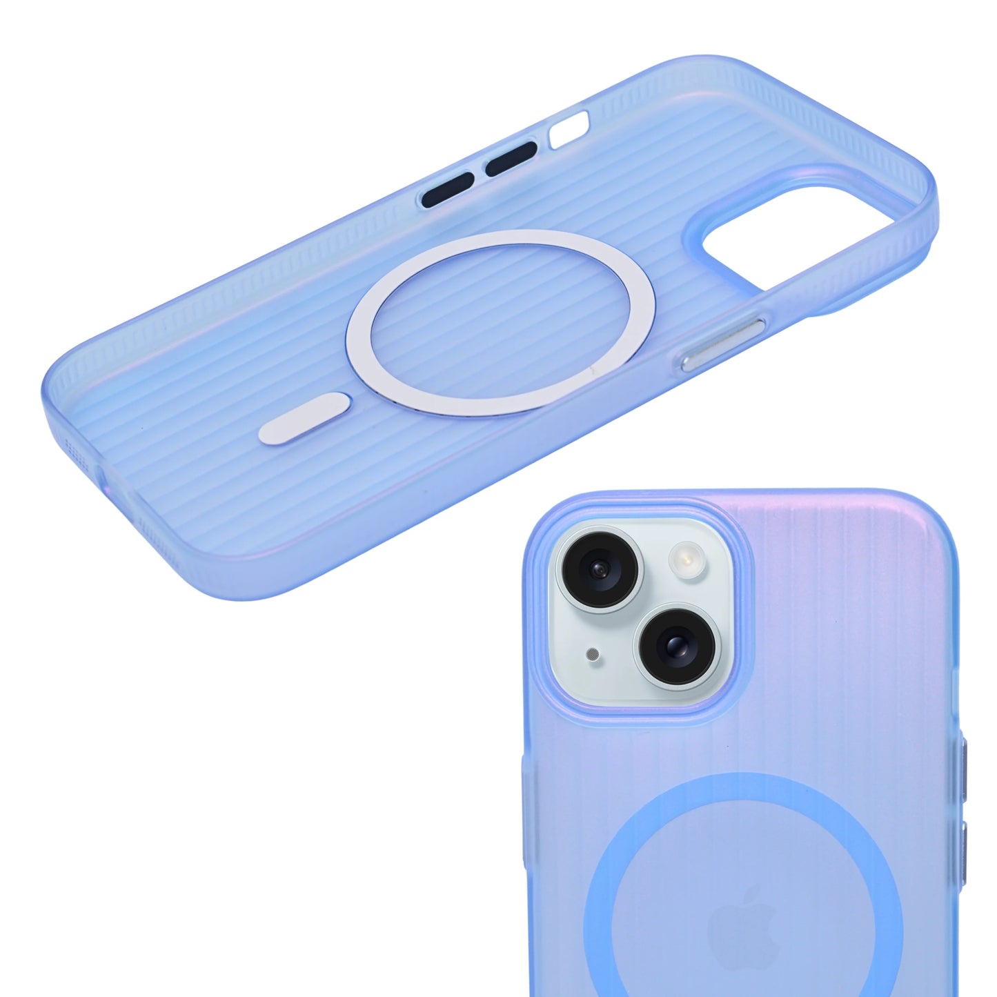 Coque iPhone Mate Transparente MagSafe Rainurée iPhone 14